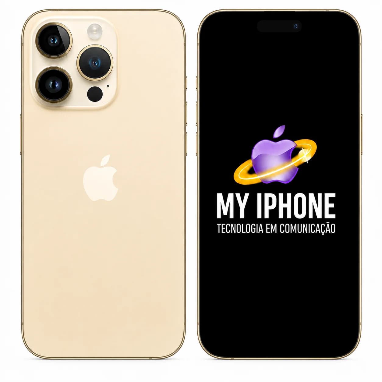 iPhone 14 Pro Dourado