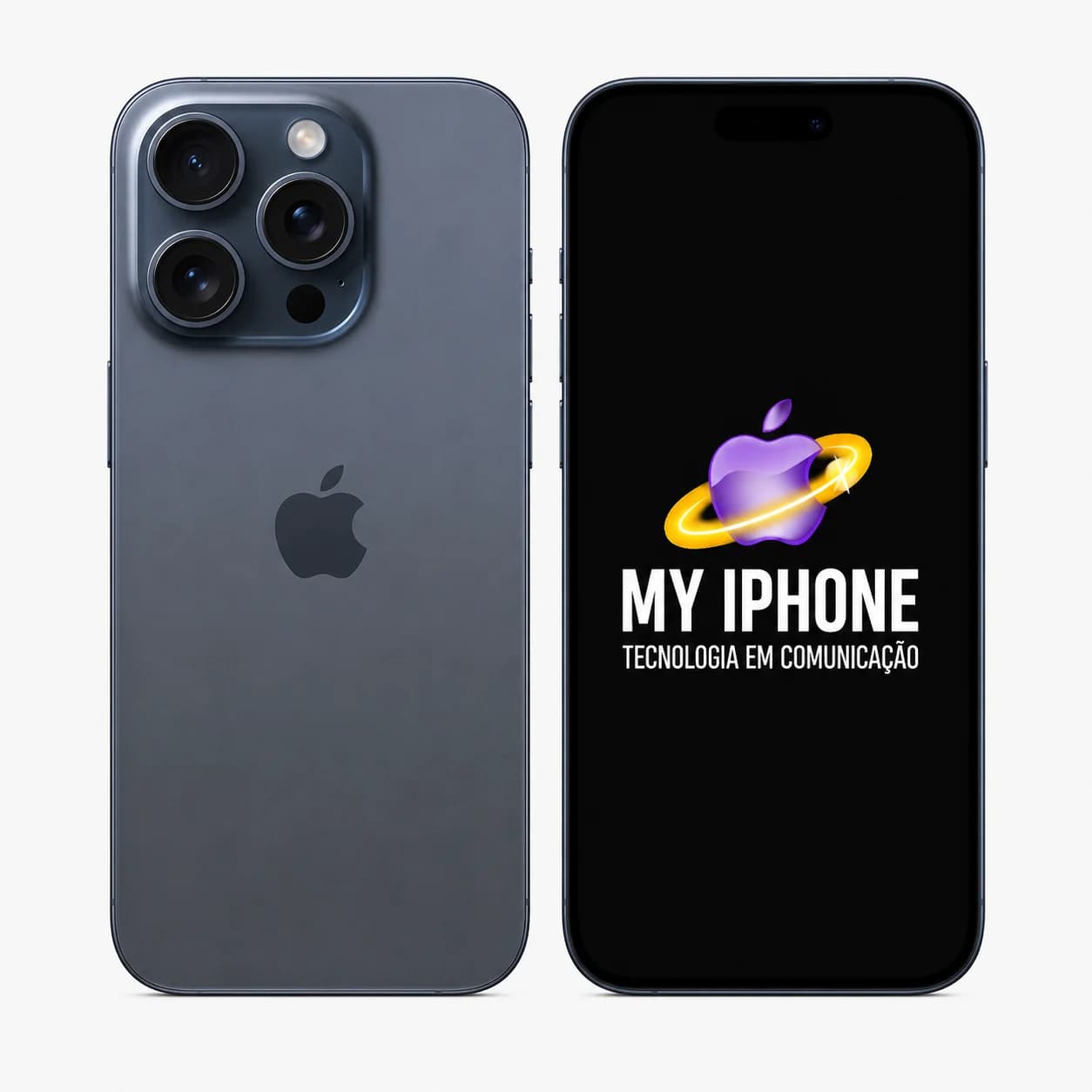 iPhone 15 Pro Titânio Azul