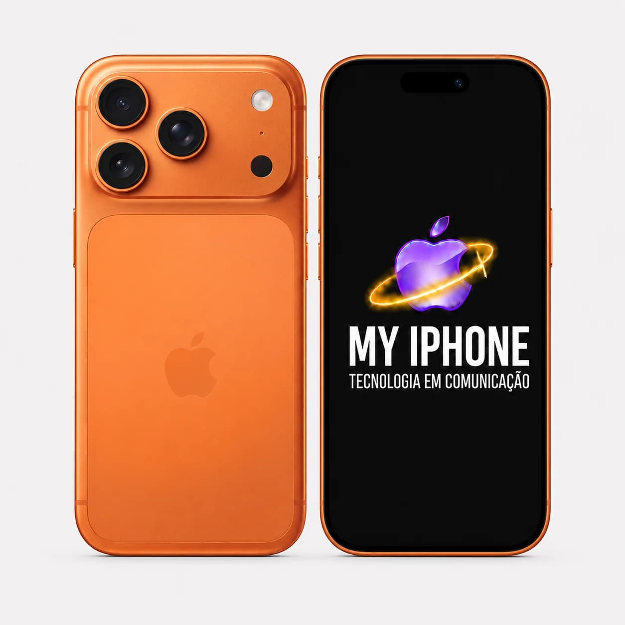 iPhone 17 Pro Laranja-cósmico