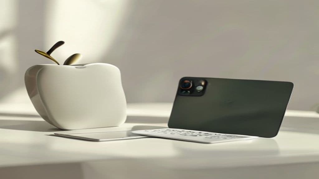 Mãos segurando um iPhone e um cartão de crédito, simbolizando flexibilidade de pagamento
