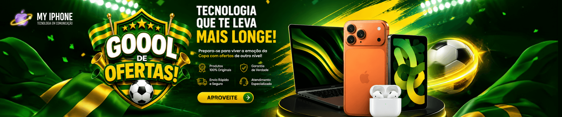 MyiPhone — iPhones, iPads, Macs e mais com pagamento facilitado